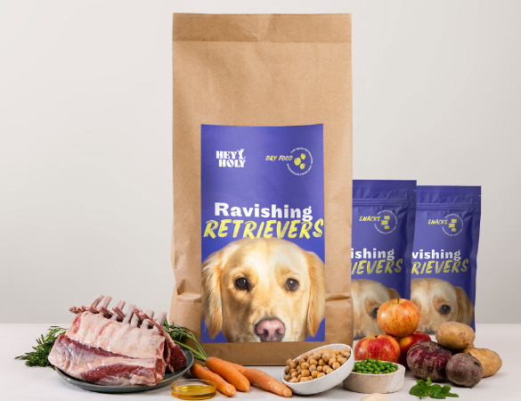 Ravishing Retrievers Trockenfutter und Snacks mit Zutaten