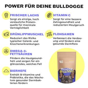 HEY HOLY Beautiful Bulldogs Trockenfutter Futterprobe Inhaltsstoffe