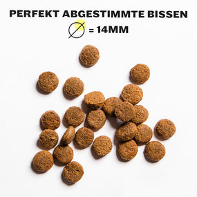 Happy Herders Trockenfutter Kibbles Nahaufnahme