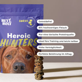 Heroic Hunters Snacks Produkt mit Vorteilen